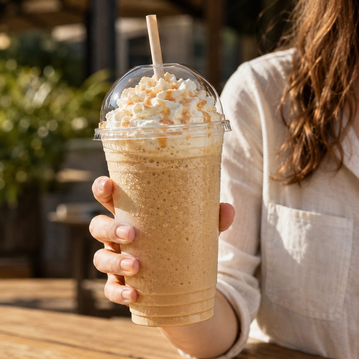 PET clear cup 20 oz — for frappes and large drinks