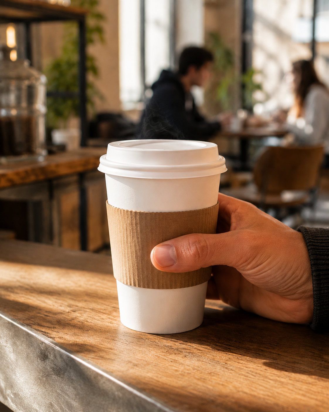 Vaso de papel para bebida caliente 12 oz
