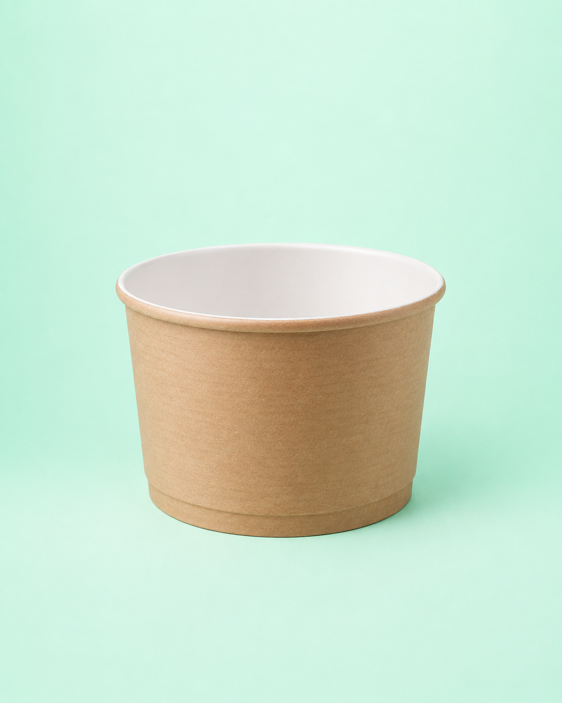 Contenedor redondo de papel con PLA 12 oz