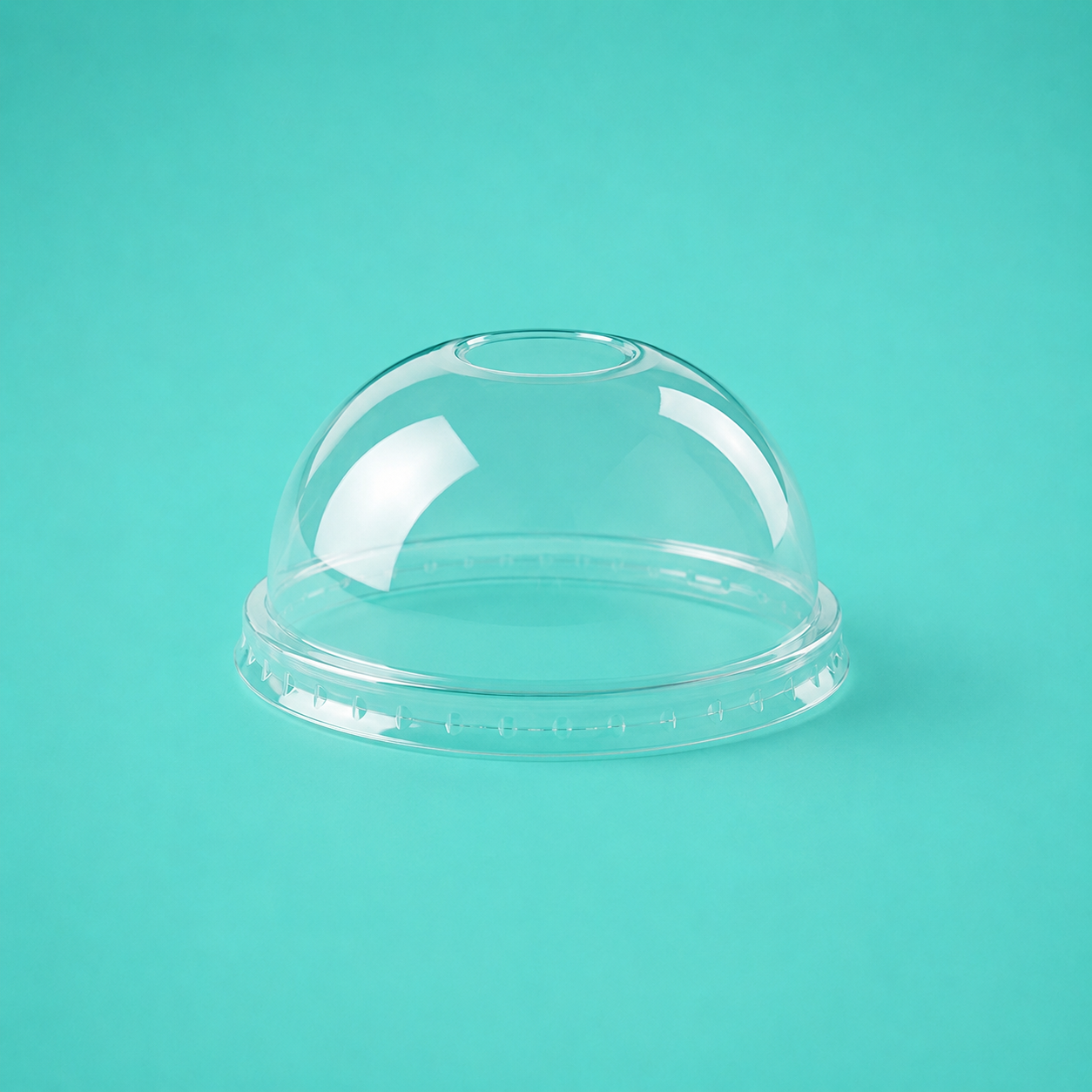 Tapa domo PET para vaso 12–24 oz