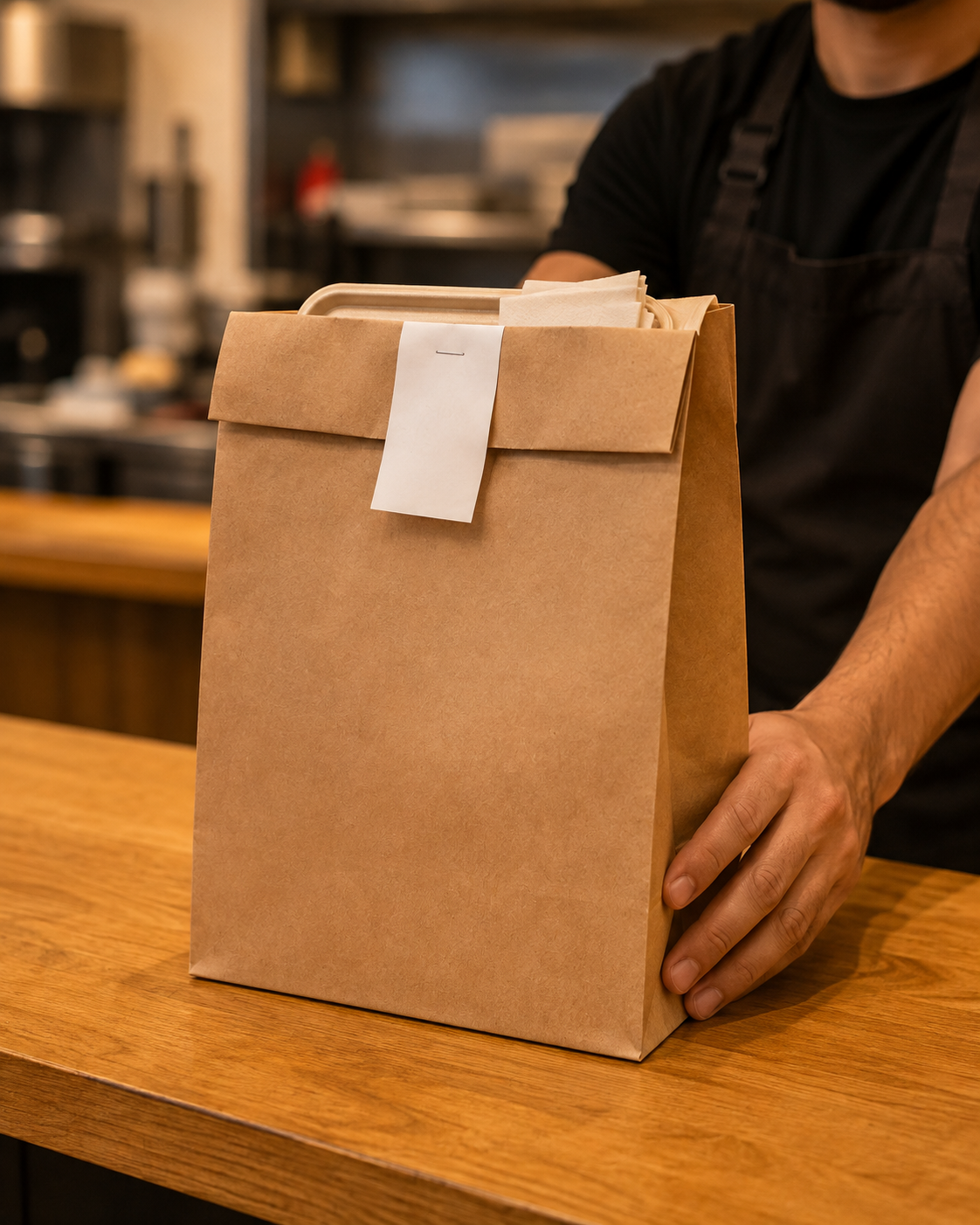 Medium Kraft Paper Bag 27 x 16 x 35 cm